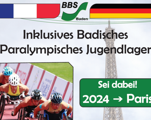 Inklusives Badisches Paralympisches Jugendlager 2024 in Paris