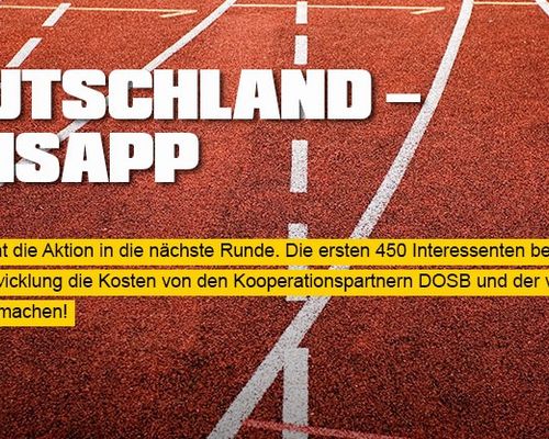 DOSB verlängert App-Angebot für Vereine