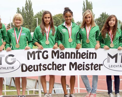 MTG-Schülerinnen gewinnen Mannschafts-Gold