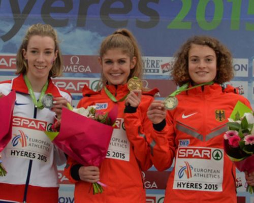 Gold und Bronze für Alina Reh bei der Cross-EM in Hières