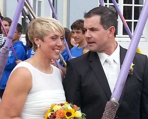 Christina Obergföll und Boris Henry haben geheiratet