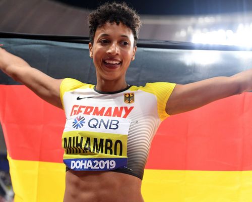 Weltmeisterin Malaika Mihambo startet beim INDOOR MEETING Karlsruhe 2020 über die 60 Meter