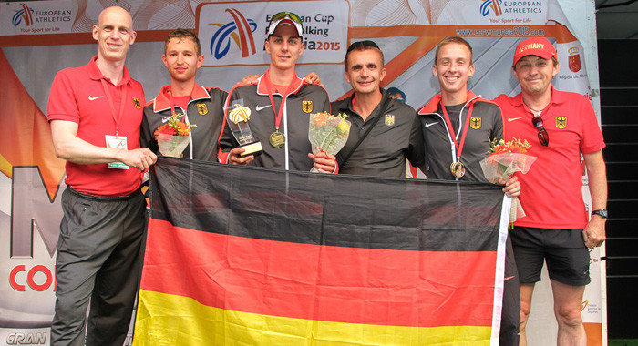 Gold und Bronze beim Europacup Gehen in Murcia