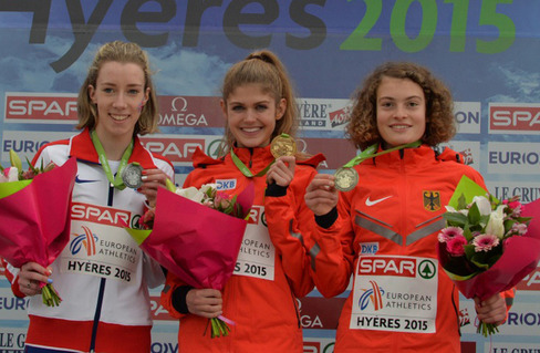 Gold und Bronze für Alina Reh bei der Cross-EM in Hières