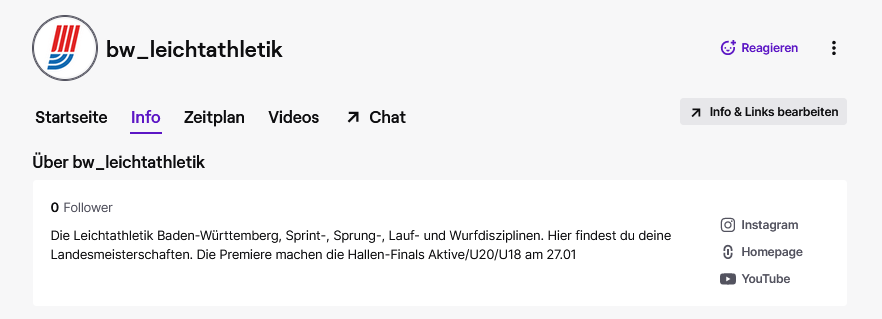 Twitch-Premiere für Finals-Livestream