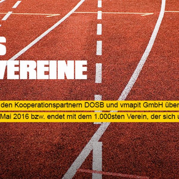 1.000 Apps für 1.000 Vereine 