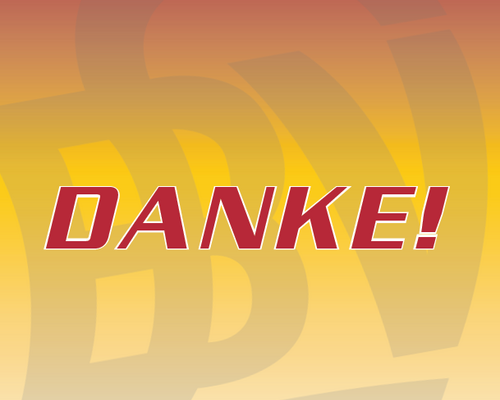 Vielen Dank für eine große Leistung!