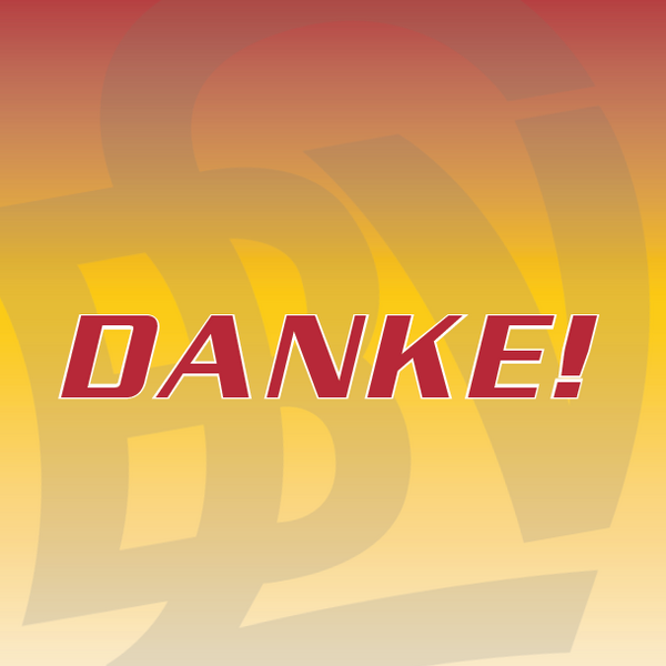 Vielen Dank für eine große Leistung!