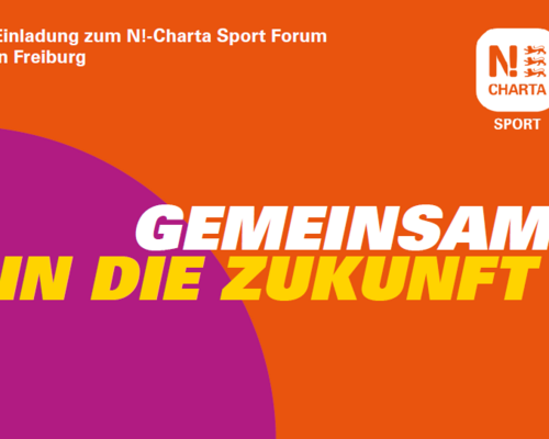 Einladung zum N!Charta Sport Forum in Freiburg
