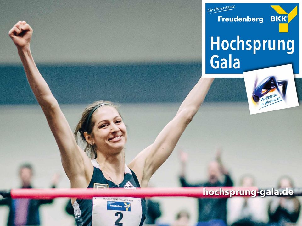 BKK Freudenberg Hochsprung Gala in Weinheim am 11. Februar