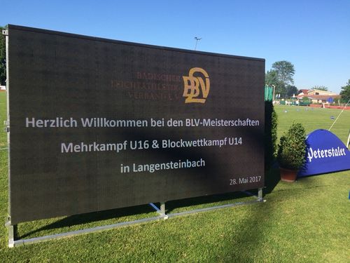 Badische Mehrkampf-Meisterschaften U14/U16 im SONOTRONIC Sportpark Langensteinbach - Tag 1
