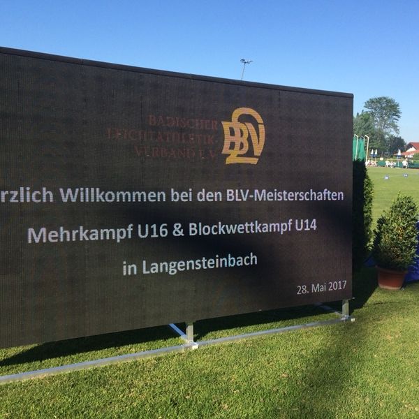 Badische Mehrkampf-Meisterschaften U14/U16 im SONOTRONIC Sportpark Langensteinbach - Tag 1