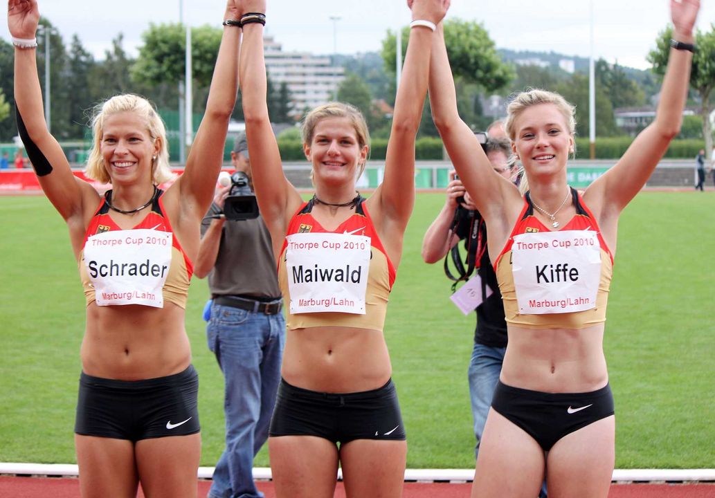 Anna Maiwald und Patrick Spinner beim Thorpe Cup erstmals im Nationaldress