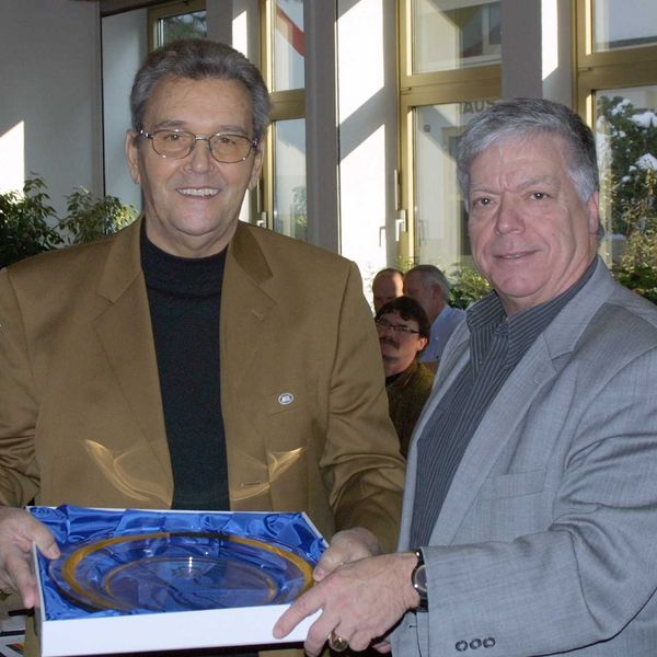 BLV-Ehrenteller für Günter Stegmüller