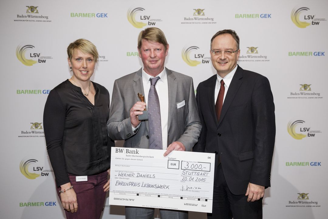 Werner Daniels mit dem "Ehrenpreis Lebenswerk" ausgezeichnet
