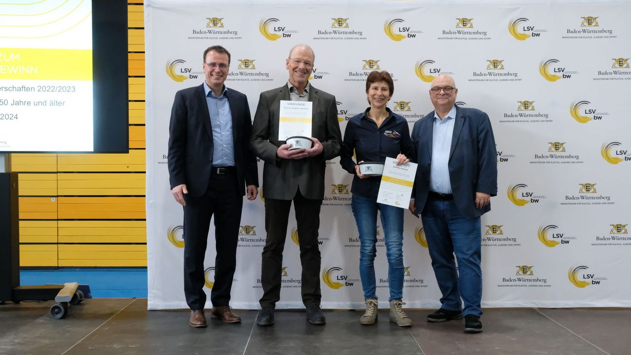 BW-Athlet:innen Ü50 wurden für internationale Titel geehrt