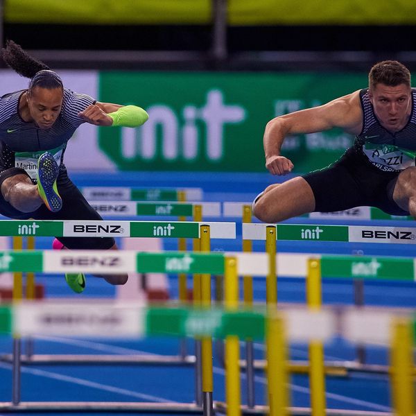 Weltklasse-Trio im Hürdensprint beim INDOOR MEETING Karlsruhe 2021 