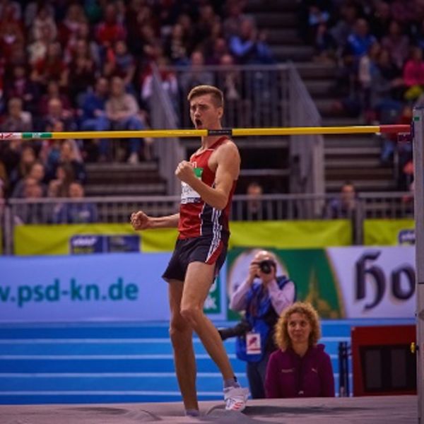 Hochsprung-Europameister Mateusz Przybylko kommt zum INDOOR MEETING Karlsruhe 