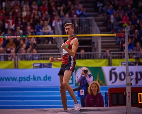 Hochsprung-Europameister Mateusz Przybylko kommt zum INDOOR MEETING Karlsruhe 