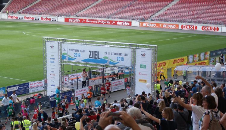 Finale von "Meine Schule: LÄUFT!" beim Stuttgart-Lauf