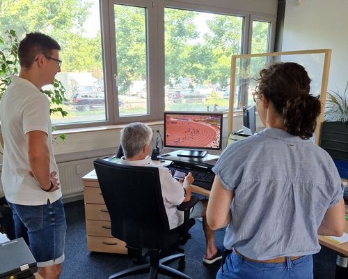 BLV-Geschäftsstelle feuerte Jolanda Kallabis per Livestream an