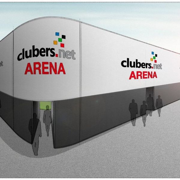 Clubers.net-arena auf dem Ulmer Münsterplatz