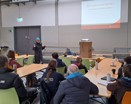 Frisch war's beim morgendlichen Theorieeinstieg