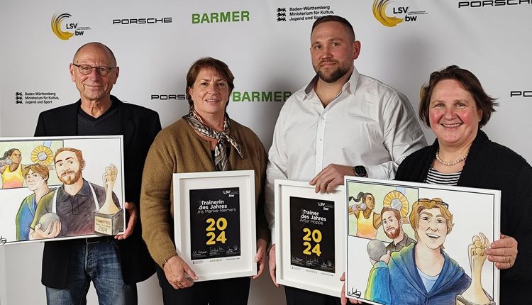 Iris Manke-Reimers und Artur Hoppe Trainer:in des Jahres 
