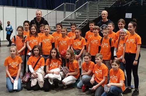 VR-Talentiade-Kids treffen die Stars beim Indoor Meeting in Karlsruhe