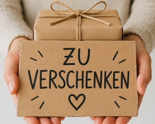 Sport- und Technik-Equipment zu verschenken!