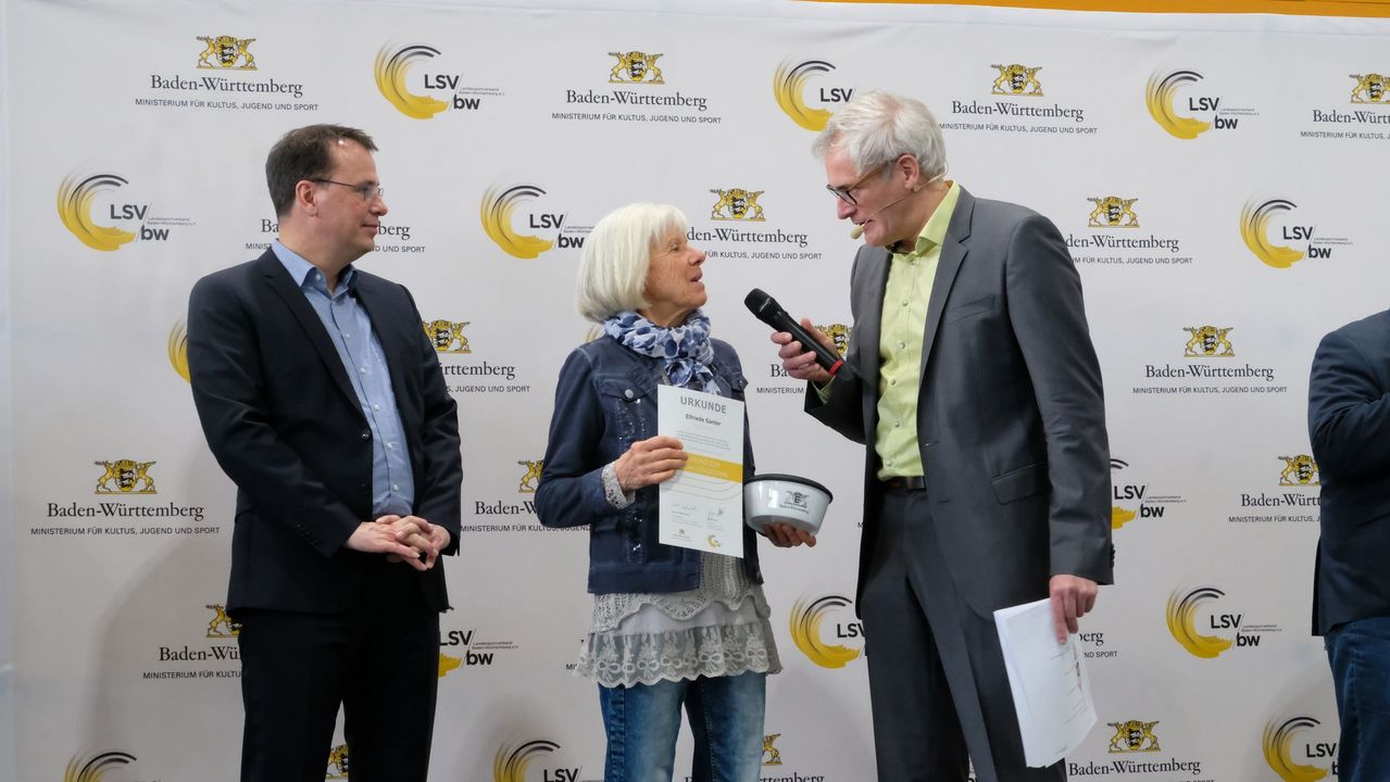 BW-Athlet:innen Ü50 wurden für internationale Titel geehrt