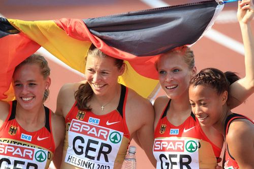 Gold für die 4x100m-Staffel / Silber für Christina Obergföll