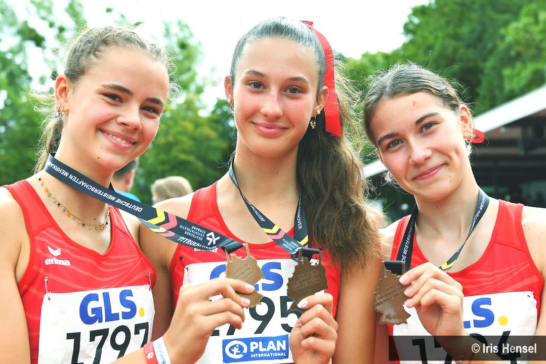 Die Siebenkampf Mannschaft der SG Donau/Dettingen holte Bronze.