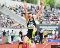 Simon Batz bei den deutschen Meisterschaften in Dresden.