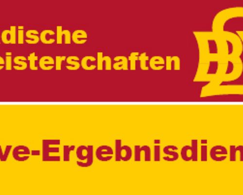 Live-Ergebnisdienst bei BLV-Meisterschaften Aktive, U20, U18 in Walldorf