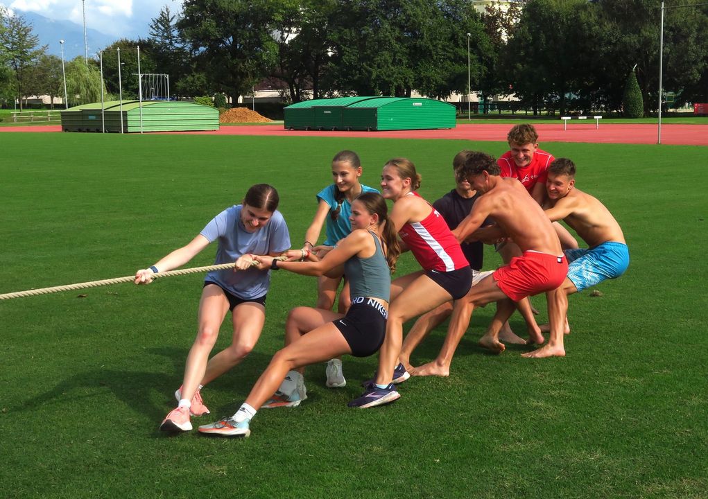 ... und semispezifisches Training am Tau, ...