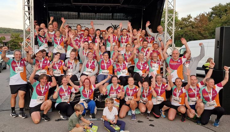 Teilnehmerrekord beim 2. AOK Firmenlauf Mosbach
