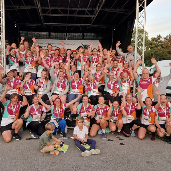 Teilnehmerrekord beim 2. AOK Firmenlauf Mosbach