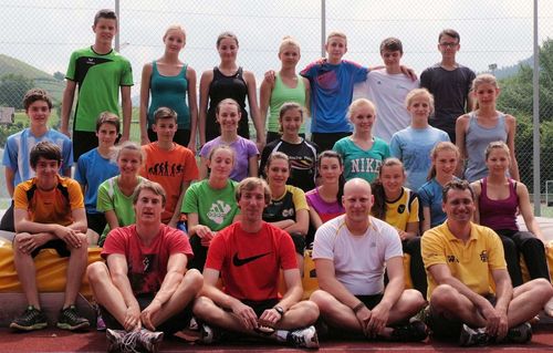 F-Kaderathleten trainieren eine Woche in Steinbach