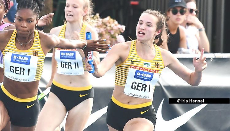 U20 EM Tag 4 | Gold, Silber, Bronze – DLV-Staffeln gewinnen kompletten Medaillensatz