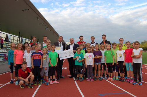 BBBank spendet 9.000 Euro zur Förderung der Jugendarbeit in der Leichtathletik