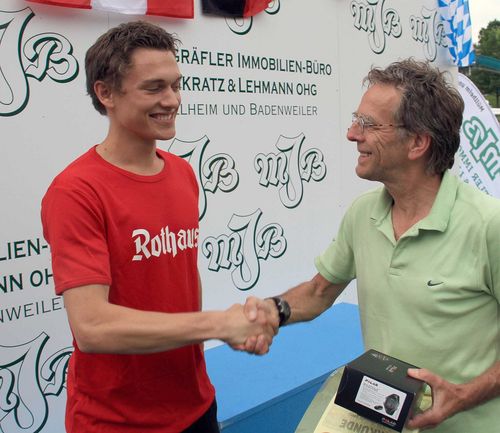 Simon Dörflinger erhält Nachwuchs-Preís der German Road Race