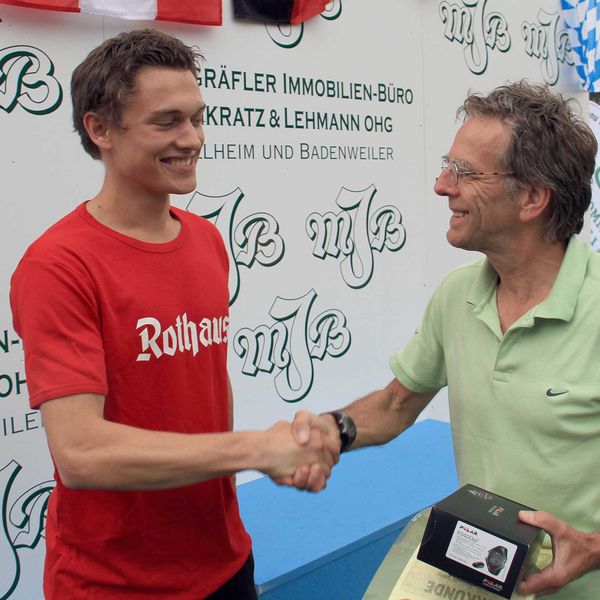 Simon Dörflinger erhält Nachwuchs-Preís der German Road Race