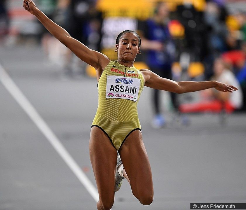 WM Tag 3: Mikaelle Assani springt knapp an Bronze vorbei