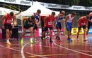 1.500 m-Start im strömenden Regen