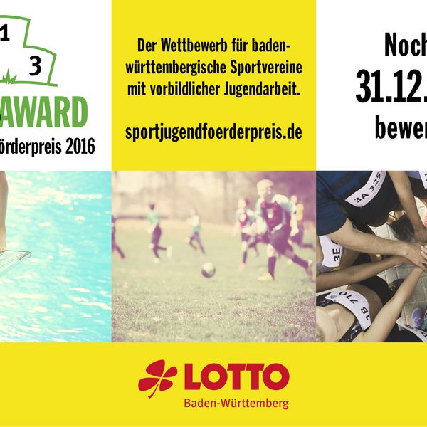 Lotto Sportjugend-Förderpreis: jetzt bewerben!