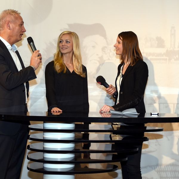 Radio, TV, FCN: Xenia Achkinadze rührt die Werbetrommel