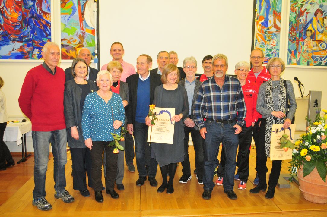 Ehrung der erfolgreichen Seniorensportler in Singen