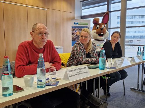 v.l.: BLV-Präsident Michael Schlicksupp, FWTM-Abteilungsleiterin Victoria Vehse und FWTM-Projektleiterin Katja Reime
