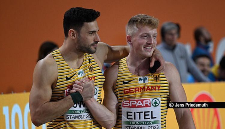 Tim Nowak und Manuel Eitel in Talence